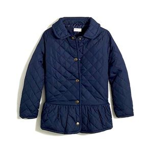 Crewcuts Quilted Peplum Jacket